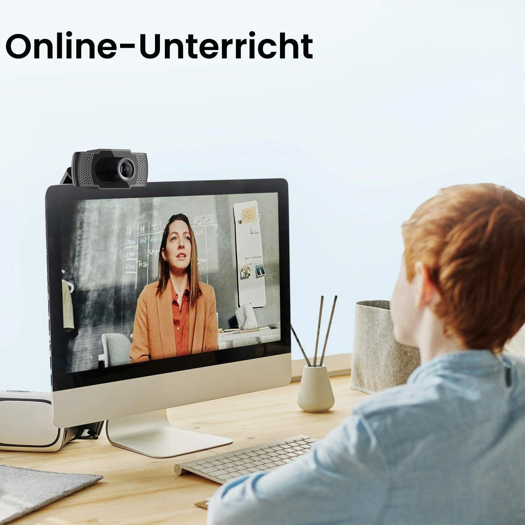 INSTAR Hochwertige USB Webcam IN-W1, Full-HD Web cam, Webcam mit Mikrofon, eingebautes Mikrofon, PC-