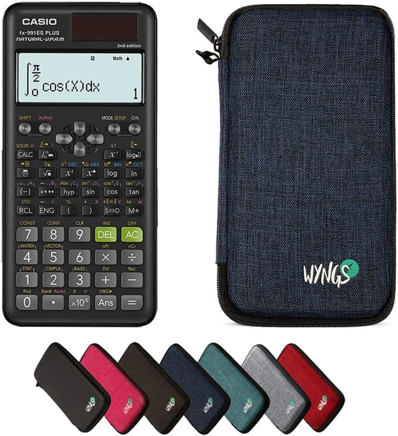 CALCUSO Sparpaket: Casio FX-991ES Plus 2nd Edition technisch-wissenschaftlicher Taschenrechner + WYN