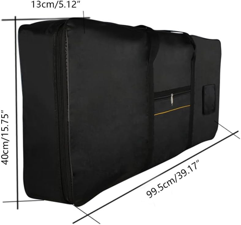 Electric Piano Case Keyboard Gig gepolsterte Tasche 61 Tasten tragbare Oxford -Stoff für 61 Note Pia