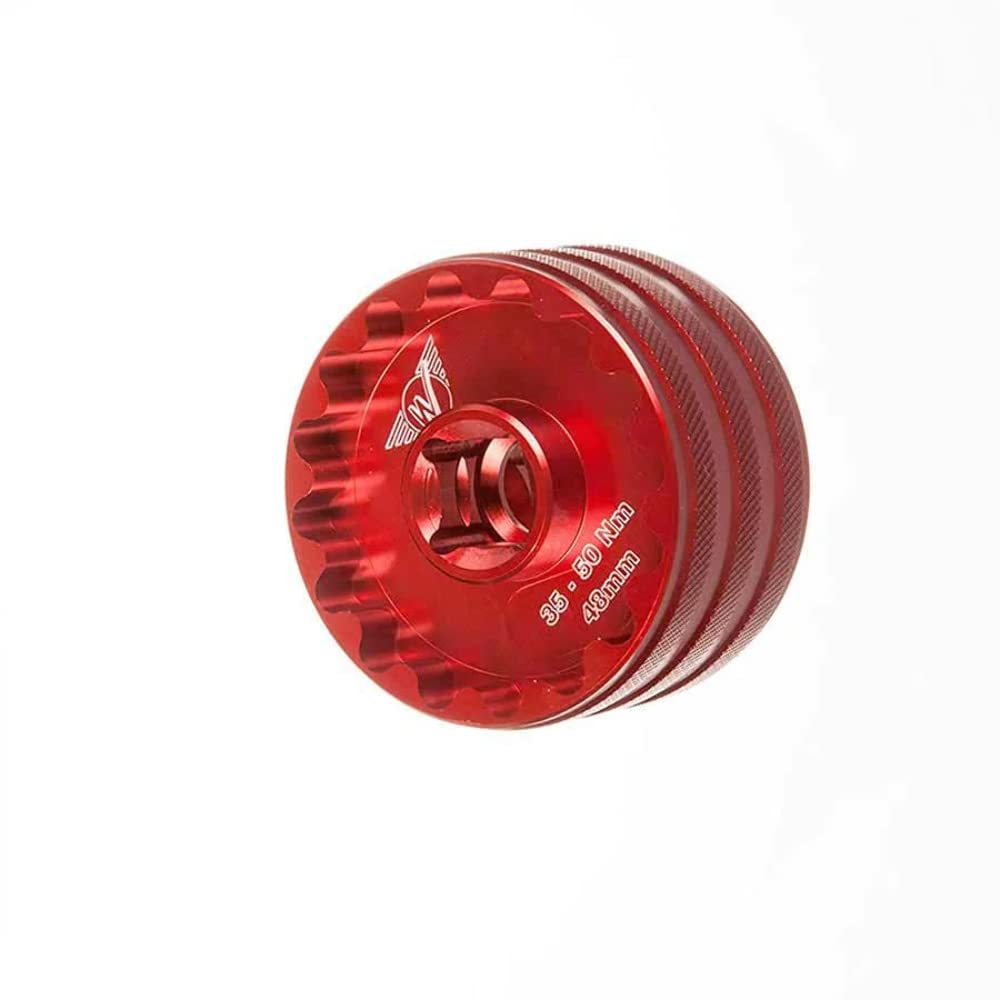 Wheels Mfg Doppelseitige Tretlager-Stecknuss rot Einheitsgrösse, rot Einheitsgrösse