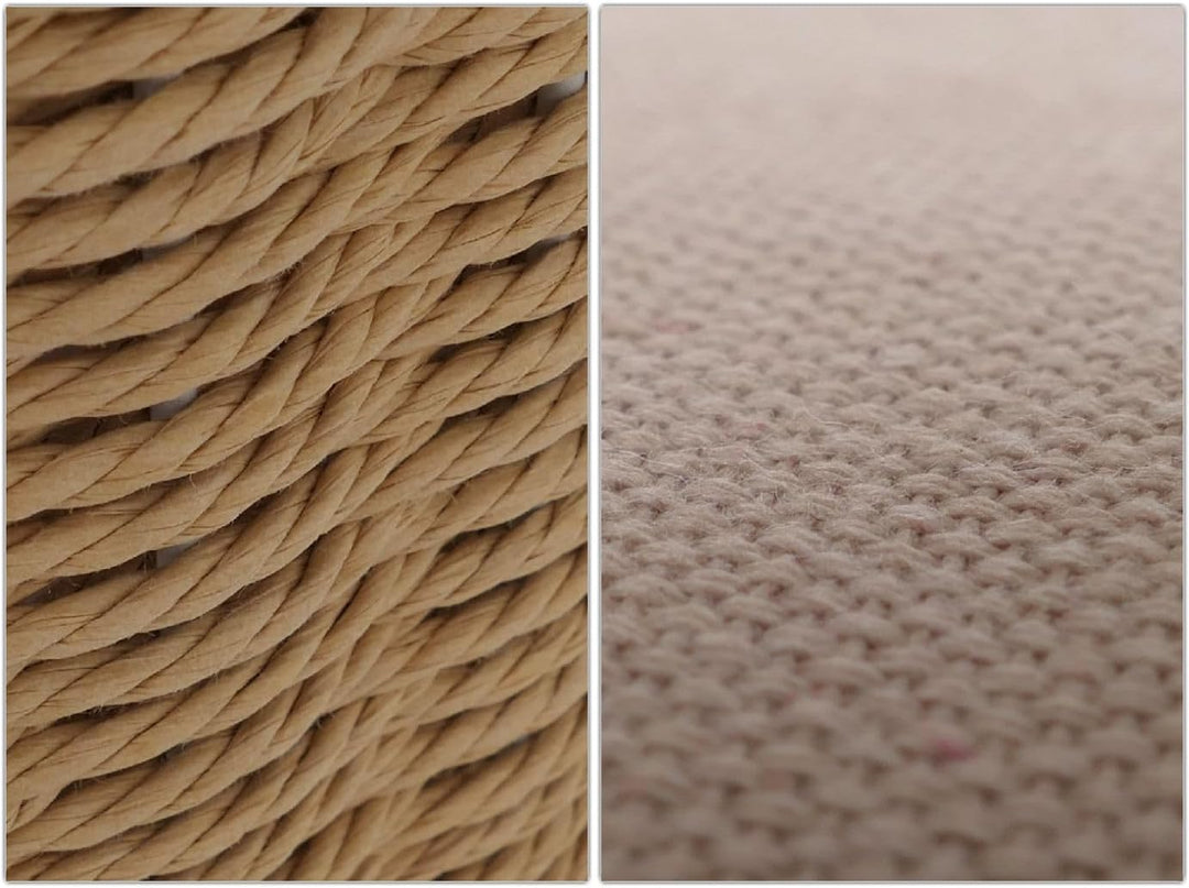 Mendler Katzenbett HWC-Q59 - Natur, Kissen beige | Katzenhöhle mit Kletterbereich, Plattform, Katzen