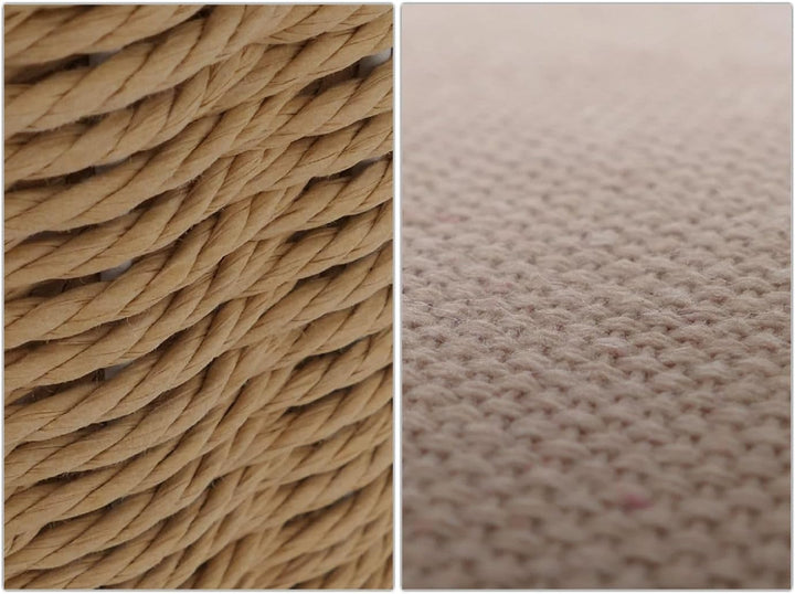 Mendler Katzenbett HWC-Q59 - Natur, Kissen beige | Katzenhöhle mit Kletterbereich, Plattform, Katzen