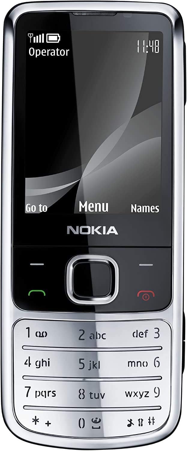 Nokia 6700 Classic Silber Chrome 5MP Handy Silber frei für alle SIM-Karten Neu