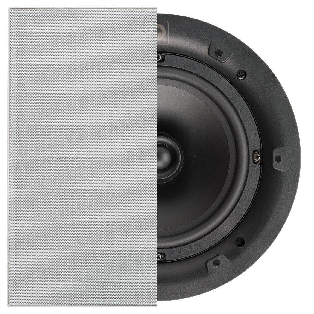 Q ACOUSTICS Q Install QI65 Professionelle Deckenlautsprecher (Paar) (quadratisches Gitter) Square Gr