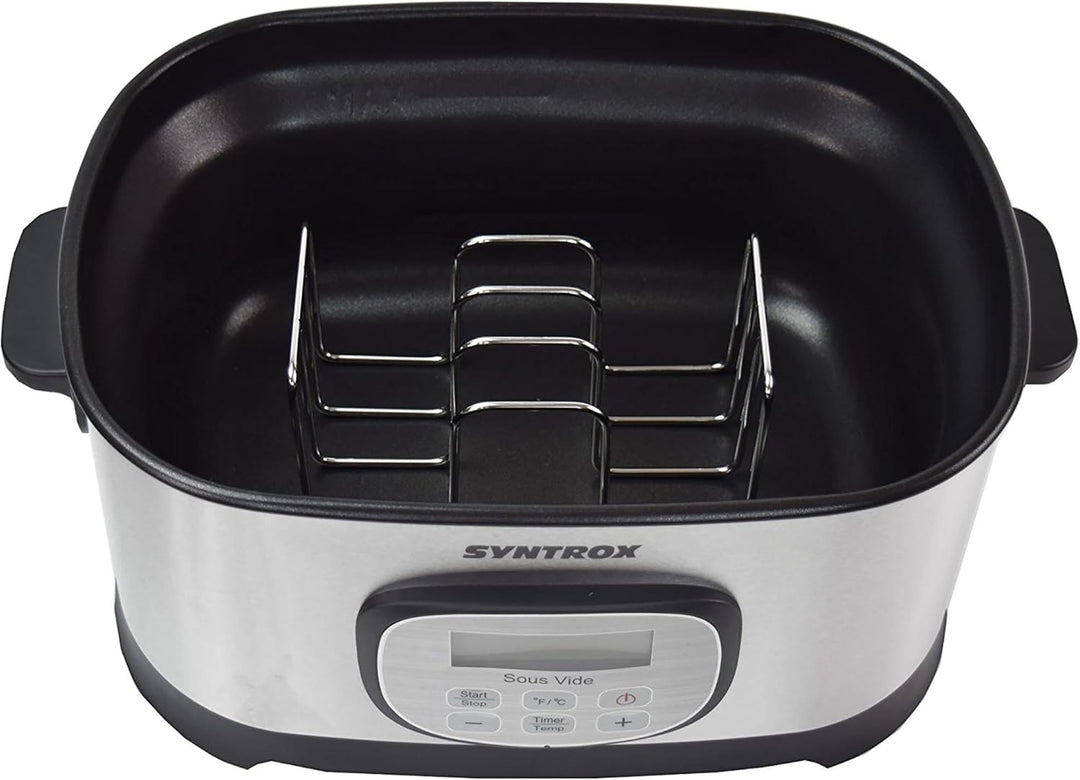 Syntrox Germany Sous Vide Kocher Multikocher, Vakuumgarer, Slow Cooker Langsamgarer, Schongarer der