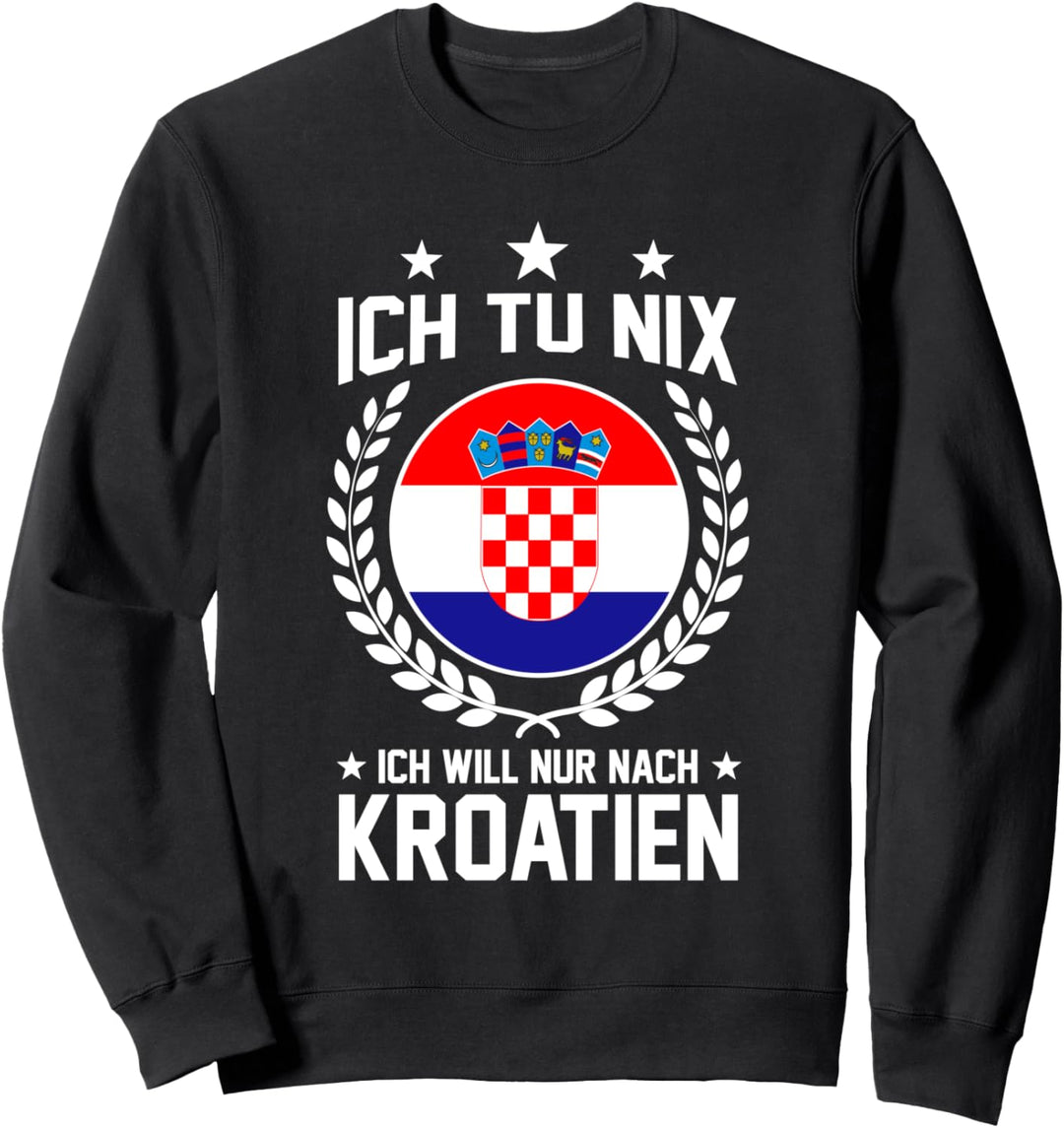 Kroatien Kroatische Flagge Croatia Hrvatska Sweatshirt