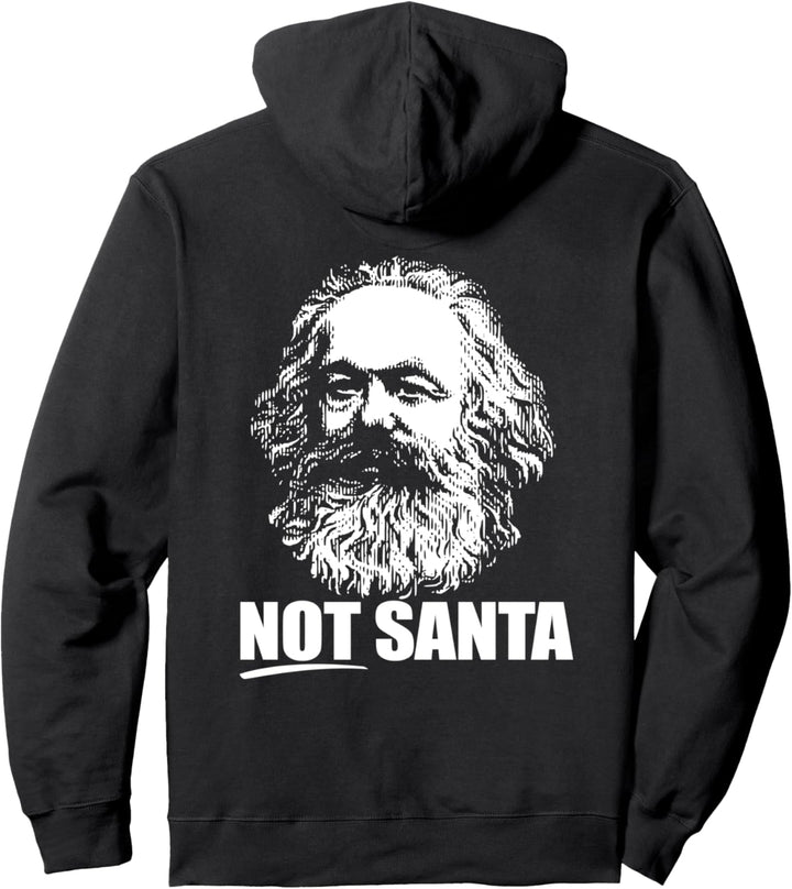 Not Santa Karl Marx Lustige Marxist kommunistische Meme Pullover Hoodie