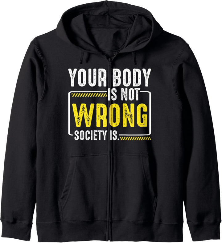 Selbstliebe Body Positivity Sel-Love Selbstwert Akzeptanz Kapuzenjacke