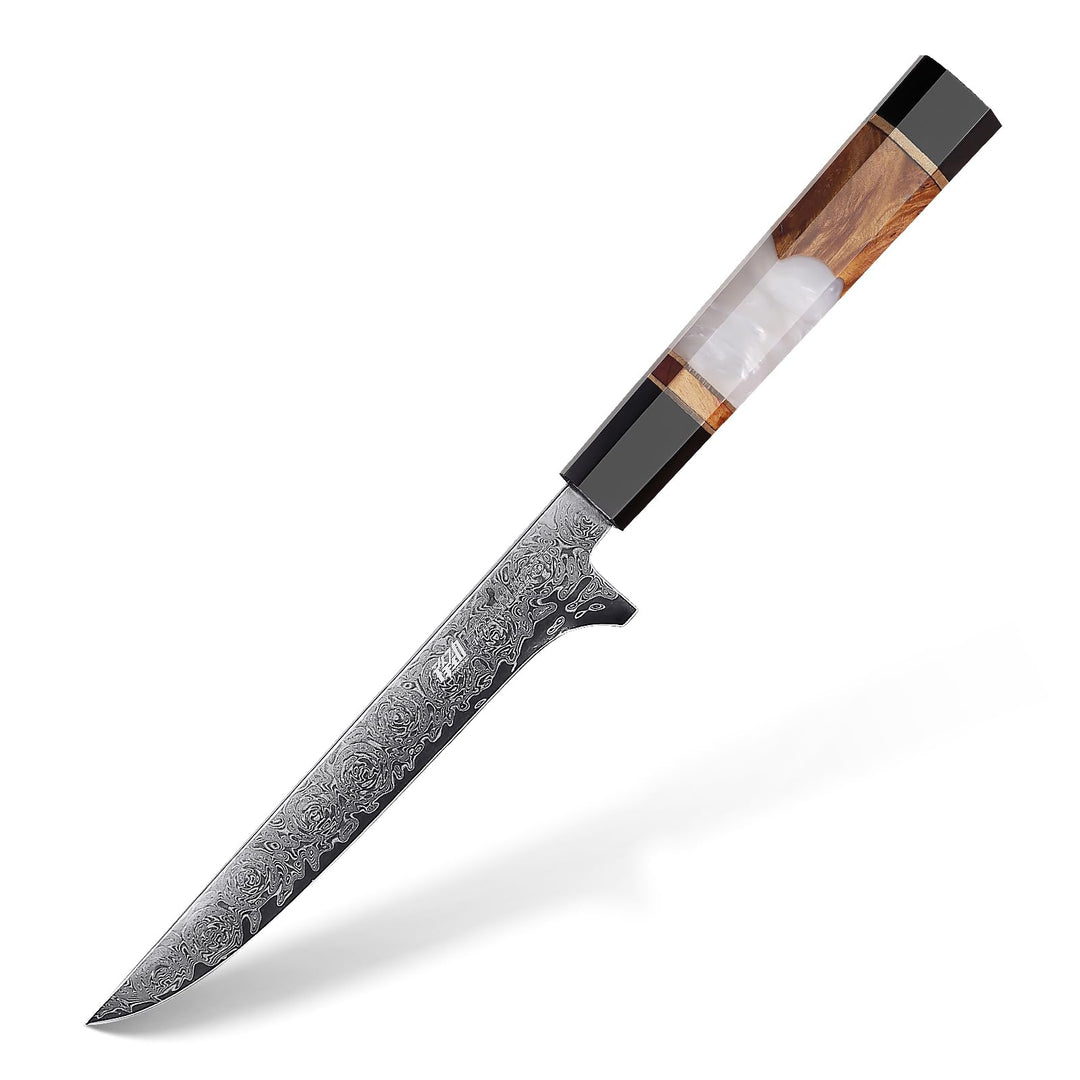 FINDKING 5,5-Zoll-Ausbeinmesser, Perfektes Trimm-Messer für Bruststück, Fett und mehr, Scharfes Japa