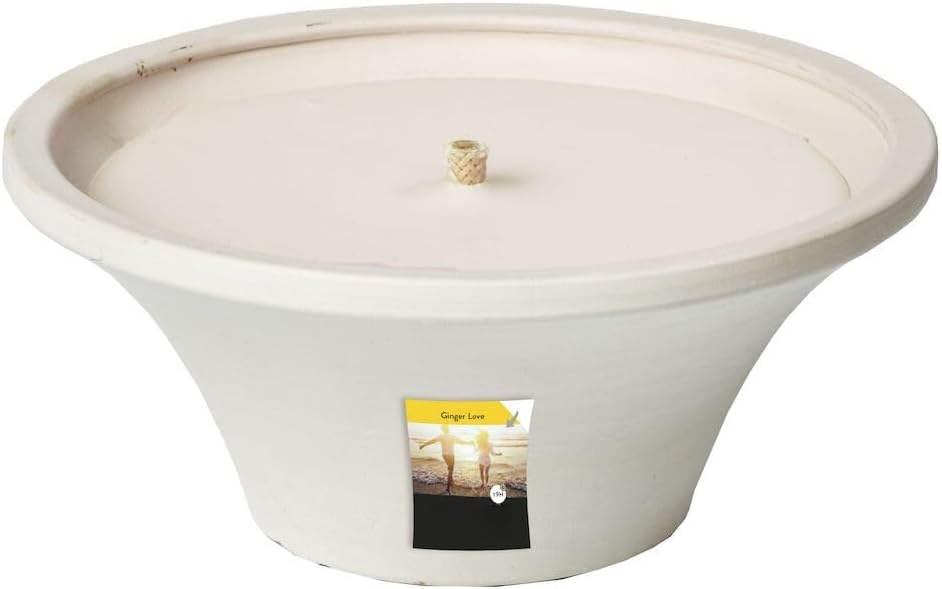 Flammschalen Ingwer &amp; Citronella für draussen 4 Stück - Outdoor-Kerzen Terracotta - Für deinen Garte