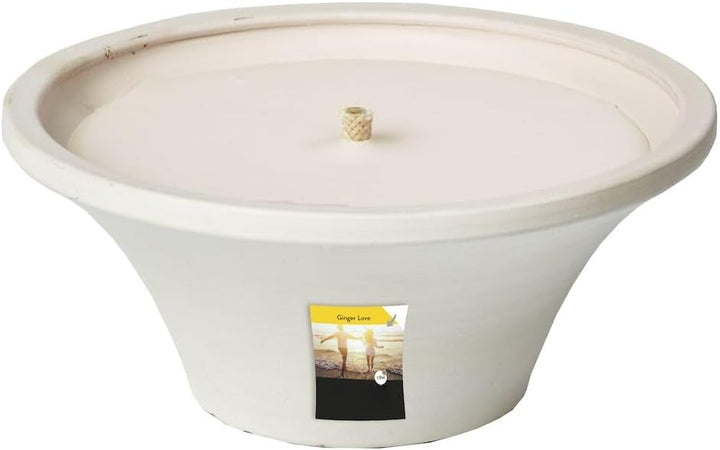 Flammschalen Ingwer &amp; Citronella für draussen 4 Stück - Outdoor-Kerzen Terracotta - Für deinen Garte