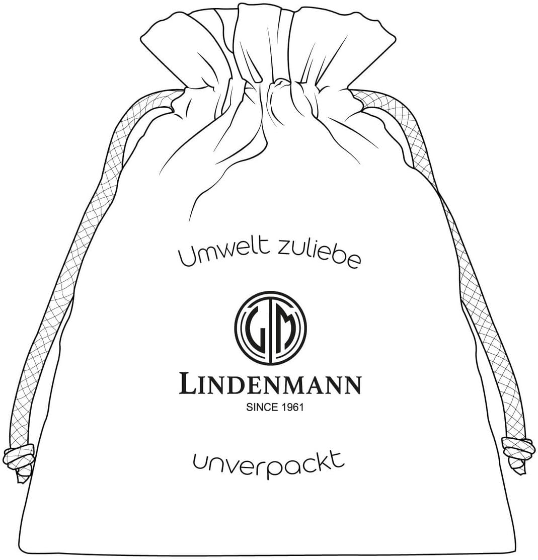 LINDENMANN Anzug-Ledergürtel Herren, Anzug-Gürtel Herren 35 mm breit Rindleder schwarz Bundweite 85
