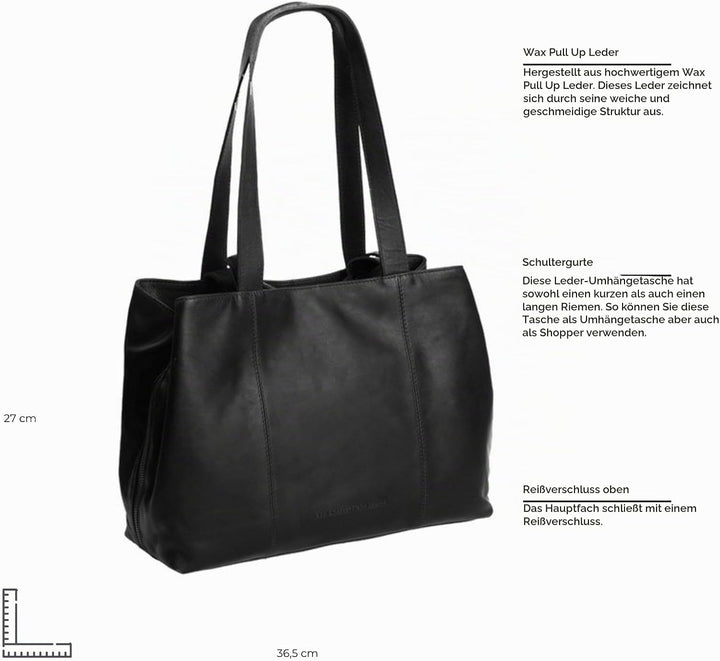 The Chesterfield Brand Gail - Shopper Leder 36.5 cm Schwarz, Schwarz
