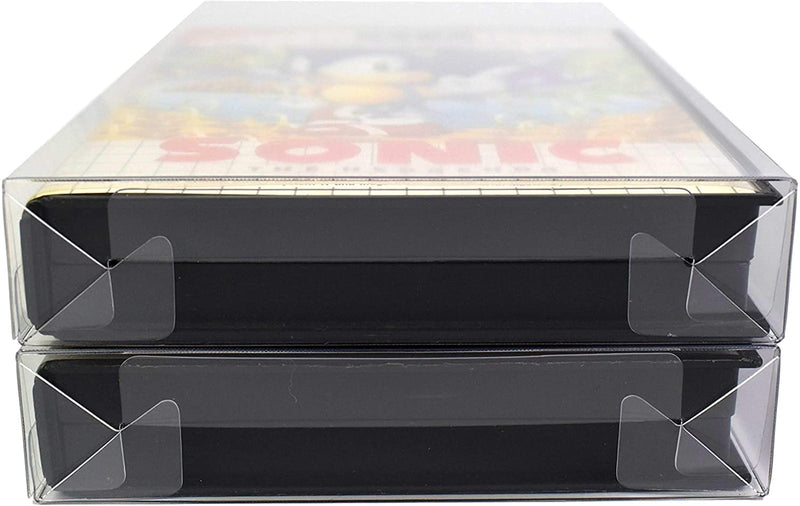 Link-e : 10 X Kunststoff Schutzhulle fur Spielbox Kompatibel mit SEGA Megadrive/Genesis und Master S