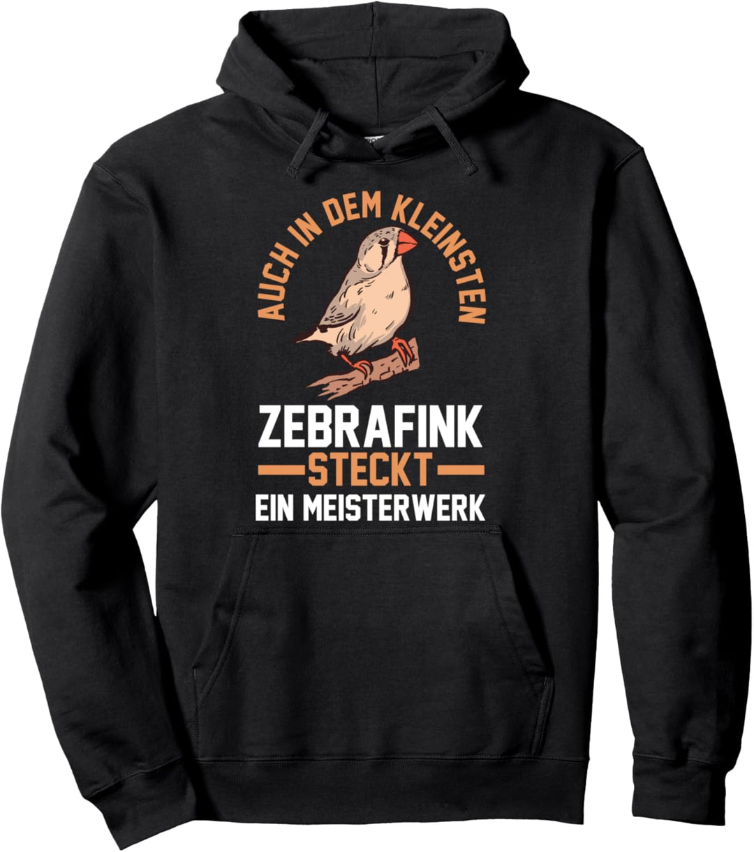 Vogel Zebrafink Besitzer Zebrafinken Pullover Hoodie