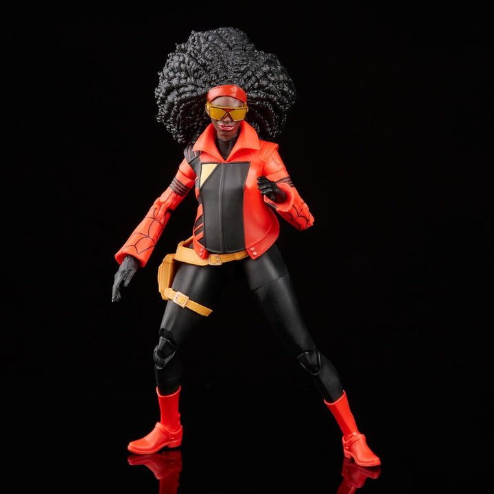 Spider-Man Marvel Legends Series Across The Verse (Part One) 15 cm grosse Jessica Drew Figur, 2 Acce