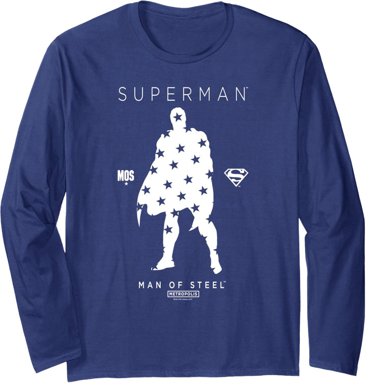 Superman Star Silhouette Langarmshirt