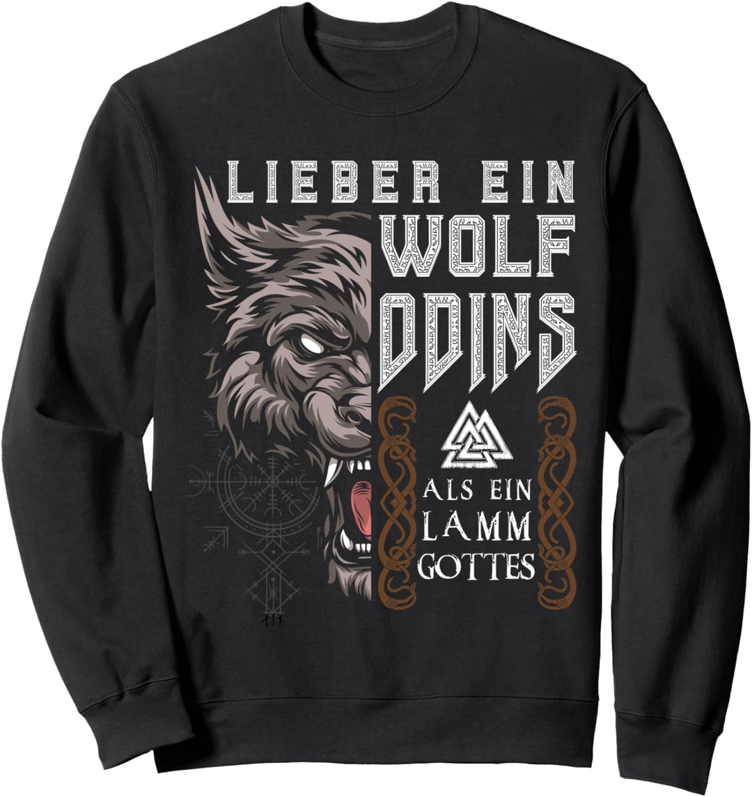 WOLF ODINS - NORDISCHE MYTHOLOGIE Sweatshirt