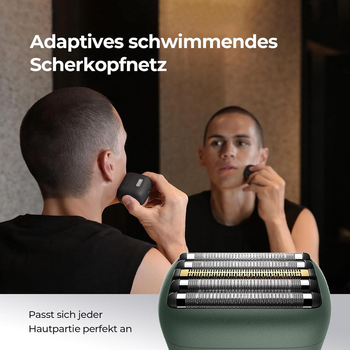 Yoose MINI 5 Rasierer Herren Elektrisch, Elektro Bart Trimmer Elektrorasierer Gesichtsrasierer Männe