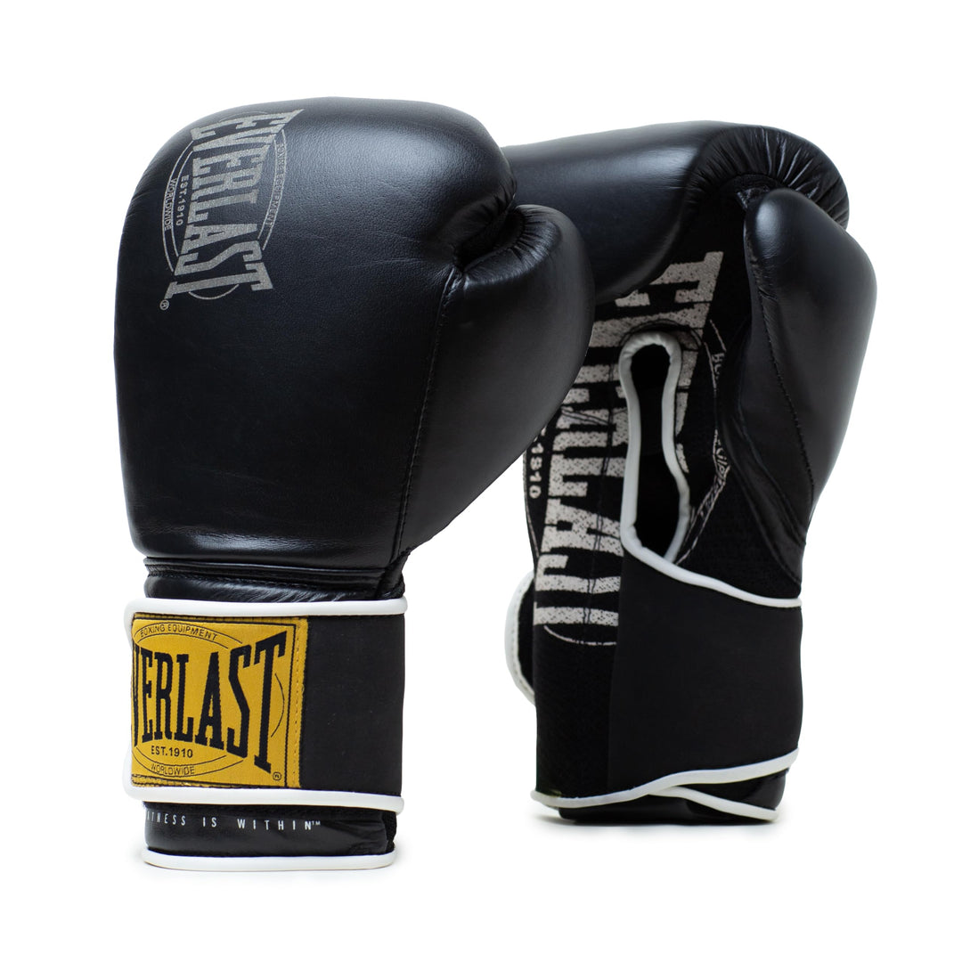 Everlast Unisex 1910 Boxing Handschuhe 14oz Schwarz, 14oz Schwarz