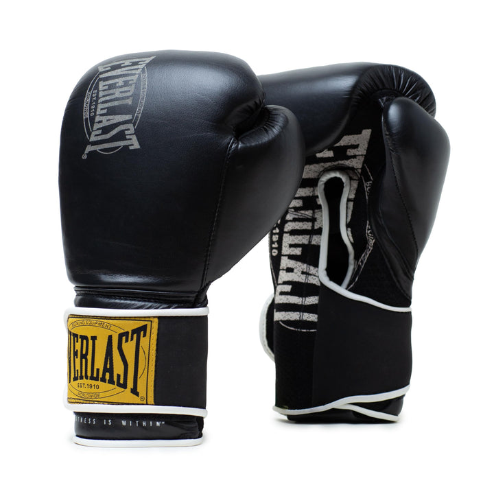 Everlast Unisex 1910 Boxing Handschuhe 14oz Schwarz, 14oz Schwarz