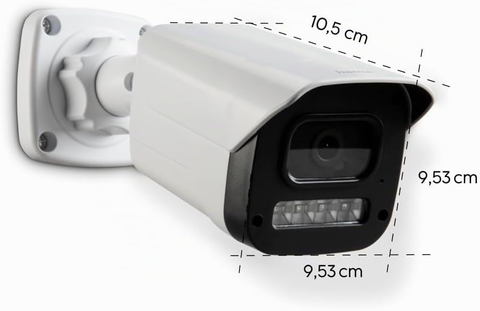 Hama Überwachungskamera WLAN (WLAN Kamera f. aussen, Outdoor-Kamera mit Sprach- u. App-Steuerung, we