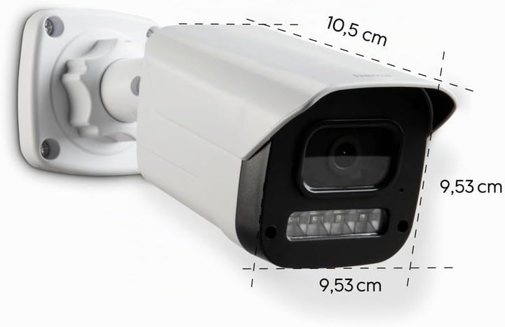Hama Überwachungskamera WLAN (WLAN Kamera f. aussen, Outdoor-Kamera mit Sprach- u. App-Steuerung, we