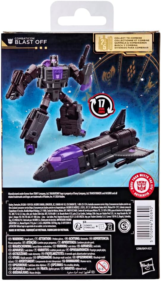 Transformers Age of The Primes Deluxe-Klasse Combaticon Blast Off Action-Figur