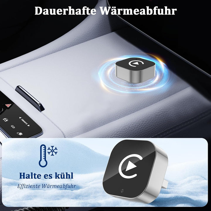 2 in 1 Carplay Wireless Adapter &amp; Android Auto Adapter,USB-A/Typ-C Wired Auf Wireless Kompatibel Mit