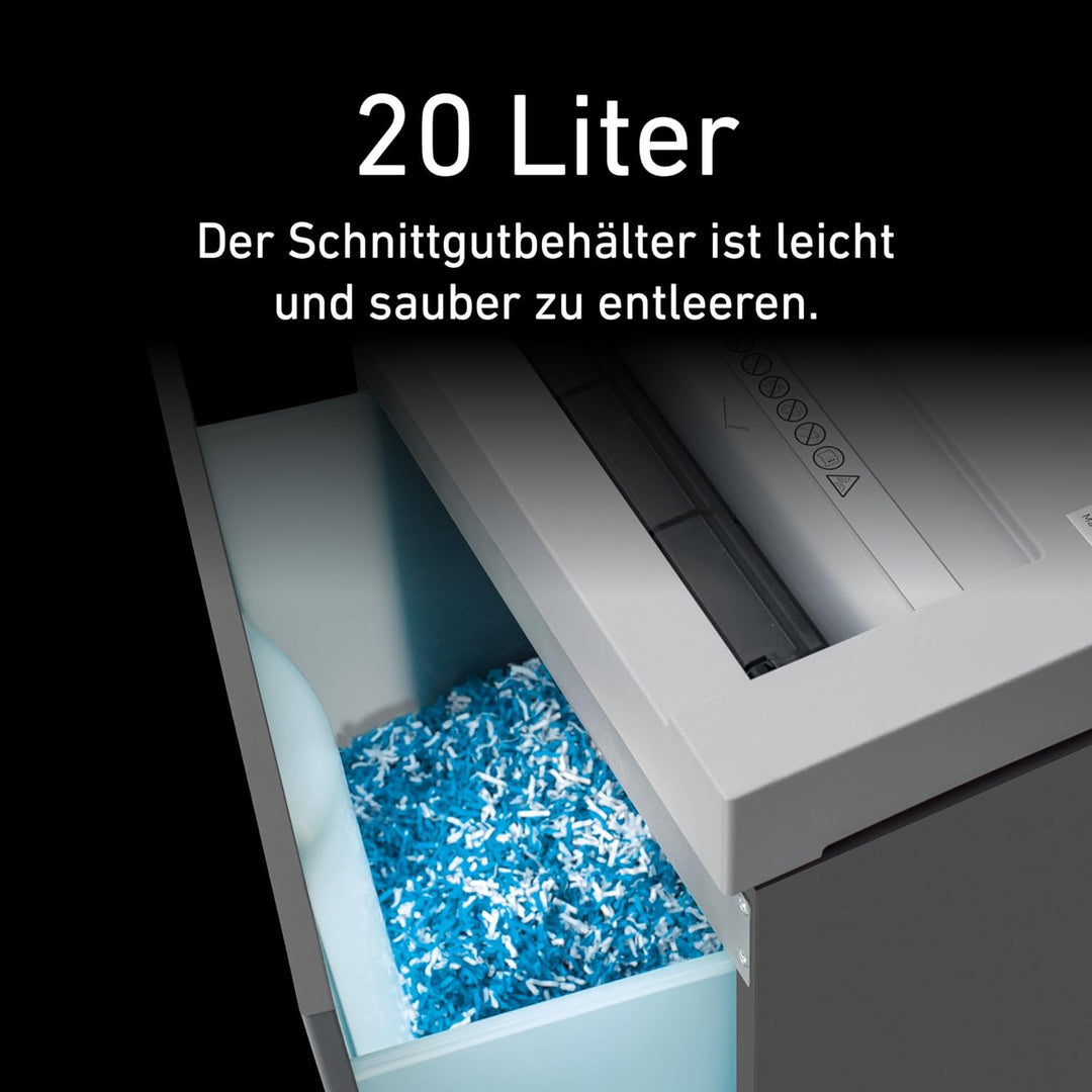 EBA 1128 C 3x25 mm, Premium Schreibtisch-Aktenvernichter, Sicherheitsstufe P-4, Partikelschnitt, 5-6