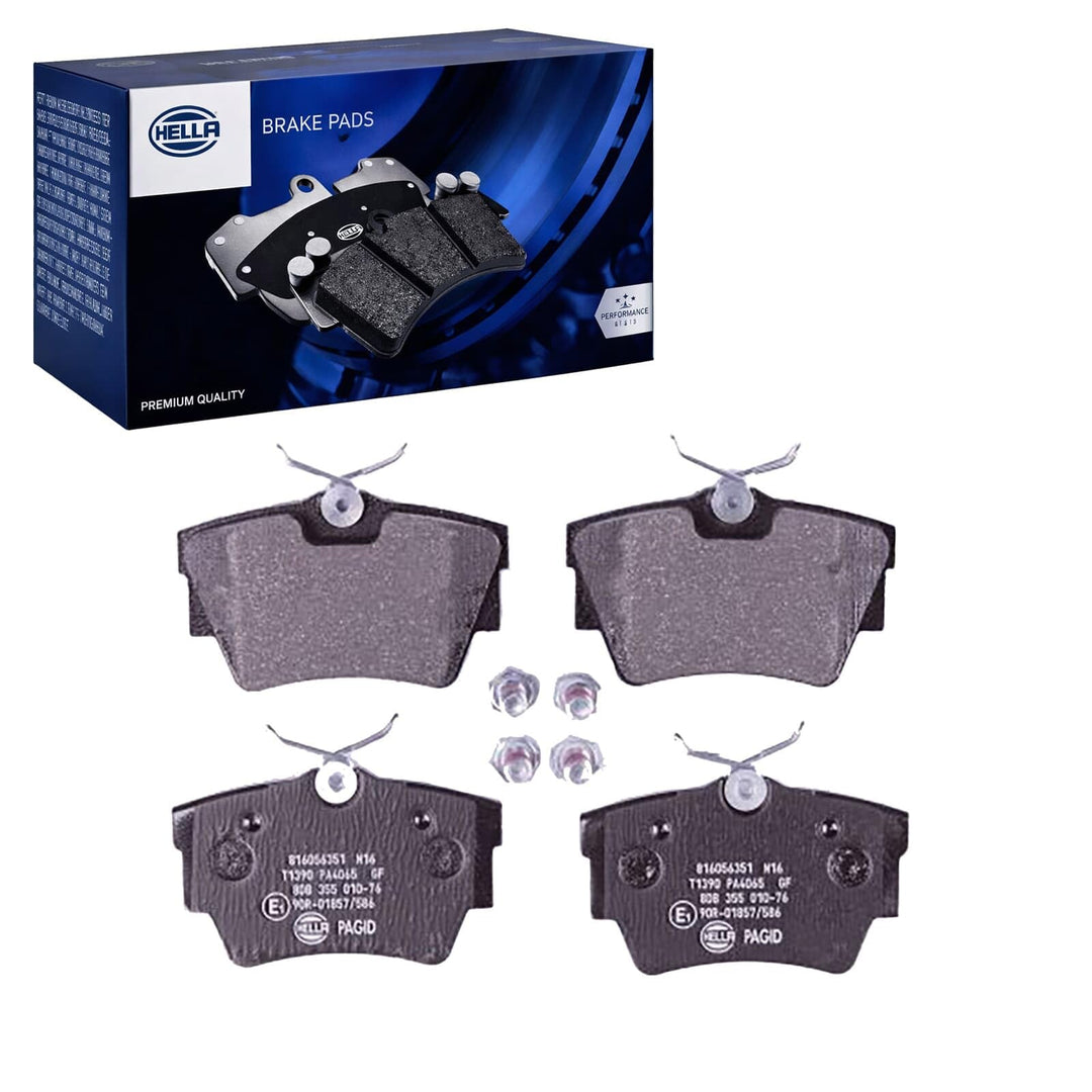 HELLA PAGID 8DB 355 010-761 Bremsbelagsatz - T1390 - Dicke/Stärke: 17mm - Bremssystem: Lucas - inkl.