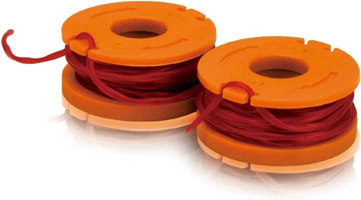 Worx Powershare 20V Li-Ion Akku-Rasentrimmer (2 Akkus), WG163E & WA0004.1 Rasentrimmer Faden für all