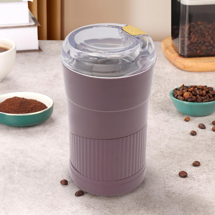 Kaffeemühle Elektrisch mit Bürste Gewürzmühle Kaffee Mühle für Kaffeebohnen, Getreide, Gewürze und N