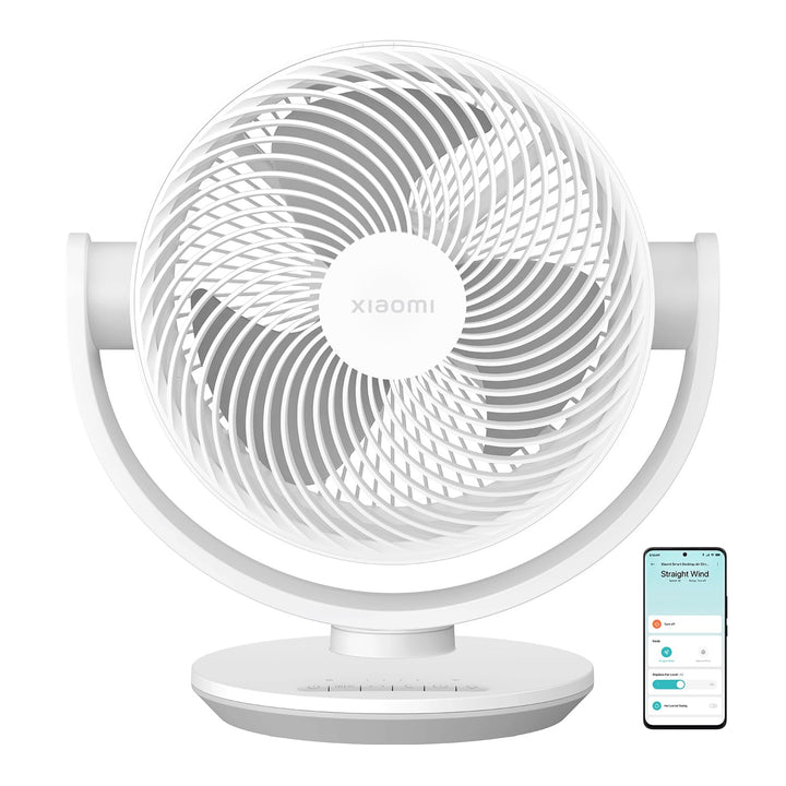 XIAOMI Smart Desktop Air Circulation Fan - Tischventilator mit 1180m³/h und 3D-Luftverteilung, 100 S