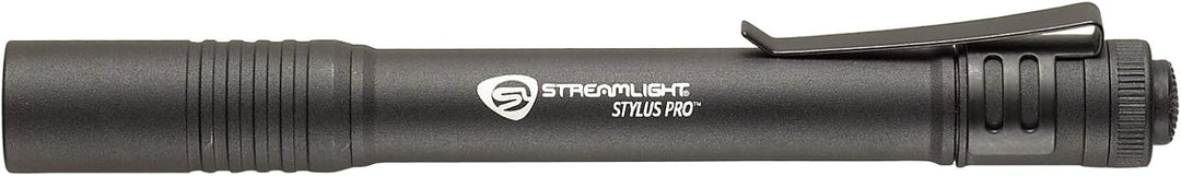 Streamlight 66118 Stylus Pro 100-Lumen LED Stiftleuchte mit Holster, Schwarz, Schwarz