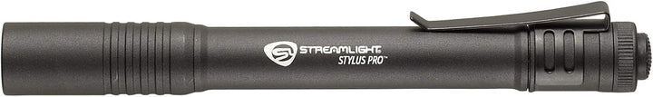 Streamlight 66118 Stylus Pro 100-Lumen LED Stiftleuchte mit Holster, Schwarz, Schwarz