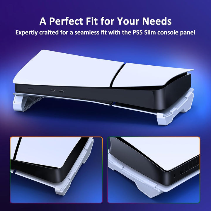 NexiGo PS5 Slim/Pro Zubehör Horizontalständer, [Minimalistisches Design], PS5 Slim / PS5 Pro Basisst