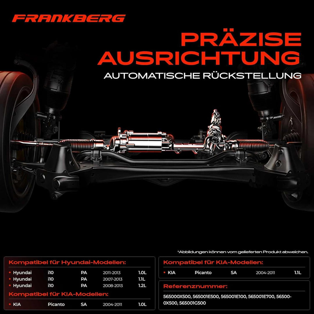 Lenkgetriebe Servolenkgetriebe für i10 PA Picanto BA SA 1.0L 1.1L 1.2L 2004-Heute 56500-0X500