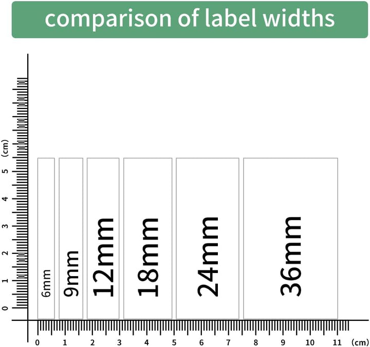 Oozmas Kompatibel mit Brother P-touch Bänder 18mm TZe-241 TZ tape 18mm 0.7 Weiss, Kompatibel mit Pto