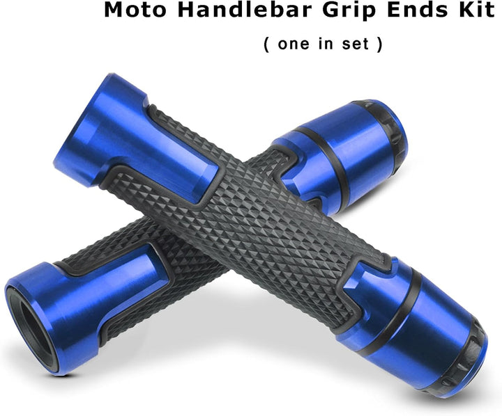 YIEBA 22mm 7/8'' Universelle Motorradhandgriffe Motorrad Lenkergriffe Griff Griffgummis Für Multistr