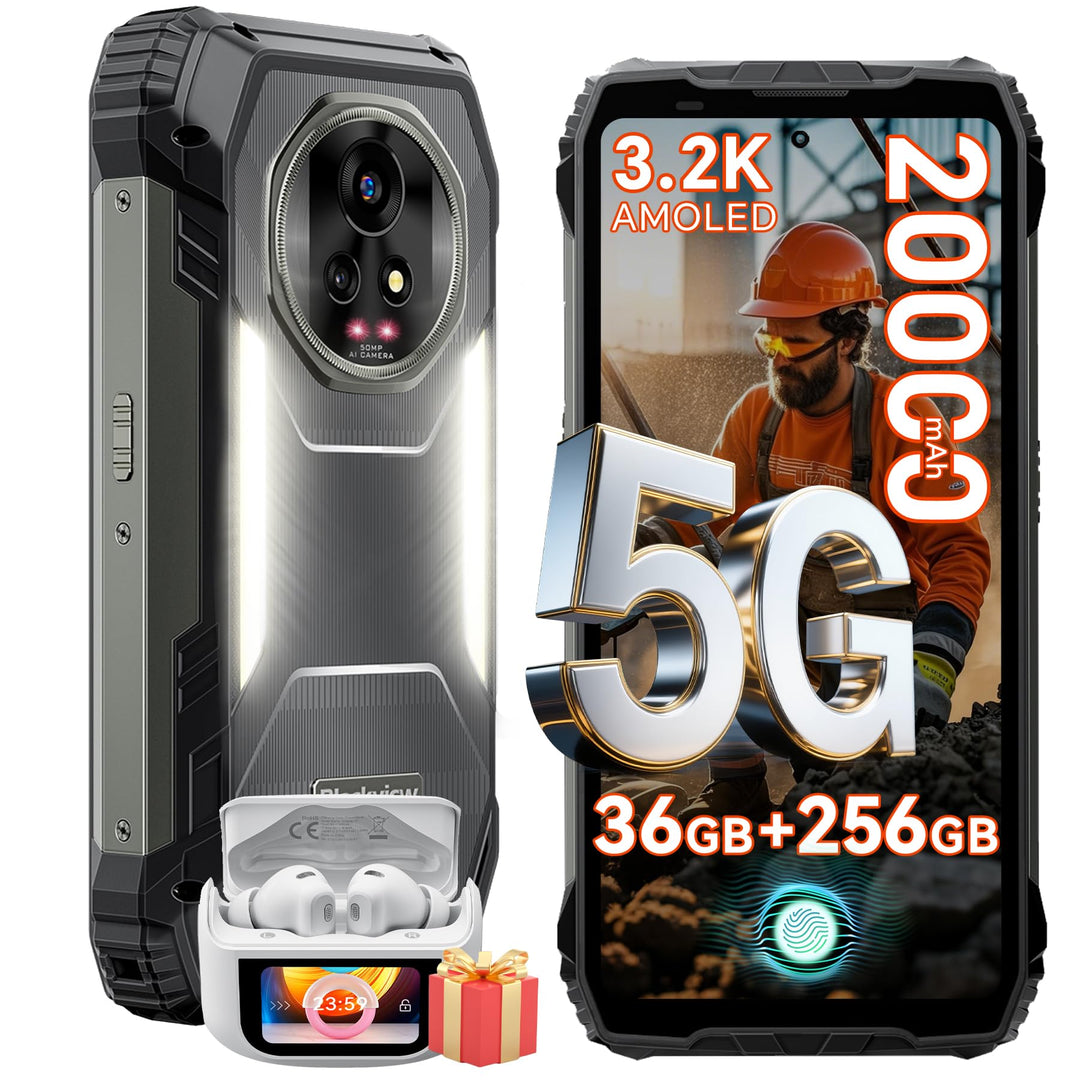 Blackview Xplore 2 Outdoor Handy Ohne Vertrag 5G, 20000mAh Outdoor Smartphone Android 15, 36GB+256GB
