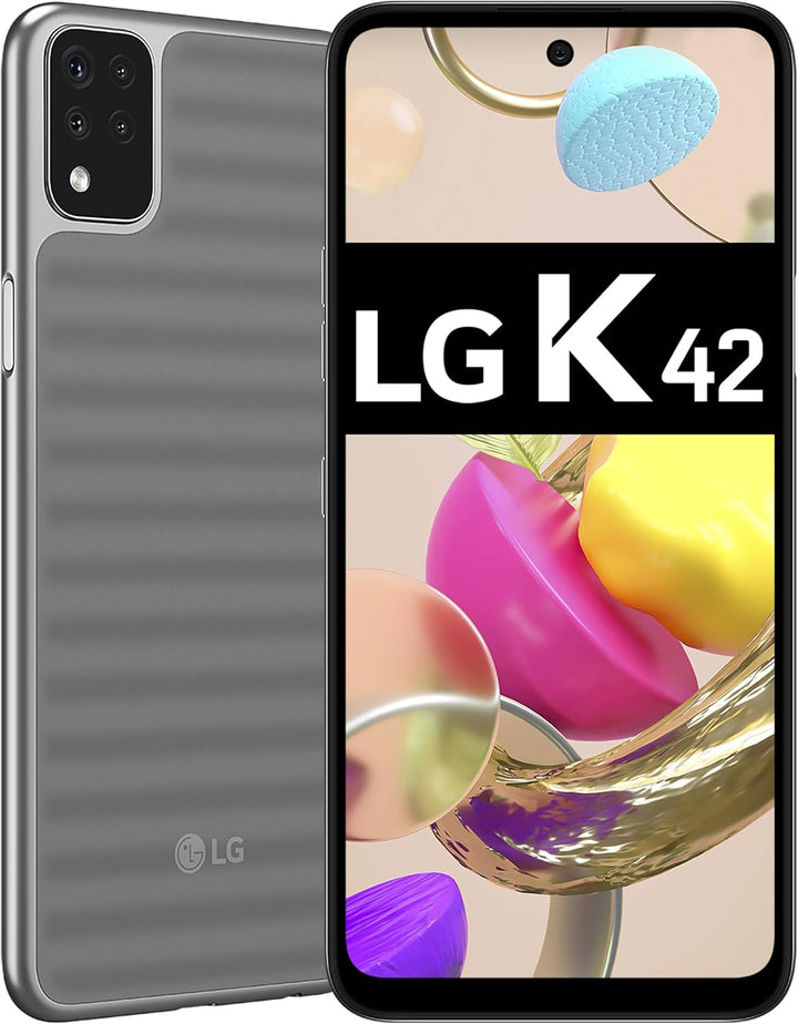 LG K42 - Smartphone 64GB, 3GB RAM, Dual SIM, Grey, Grey