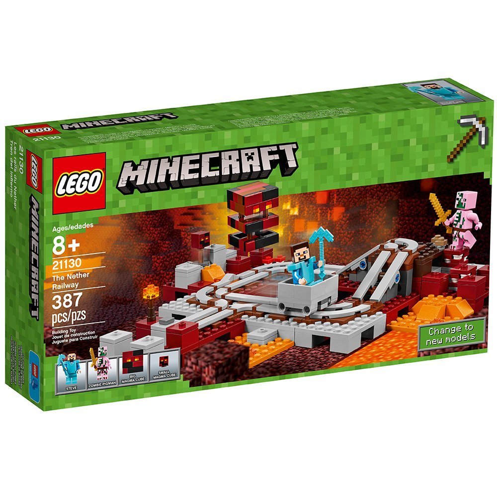 LEGO Minecraft 21130 - Nether-Eisenbahn Single, Single
