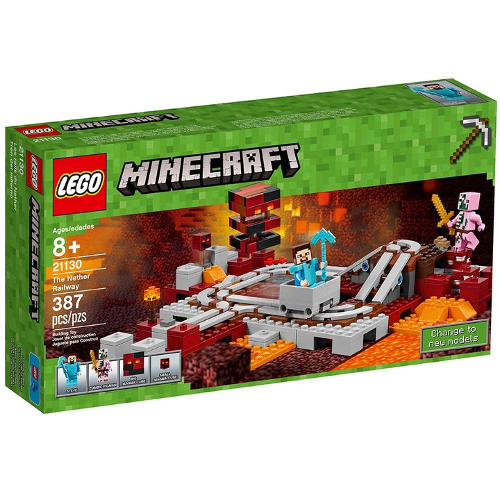 LEGO Minecraft 21130 - Nether-Eisenbahn Single, Single