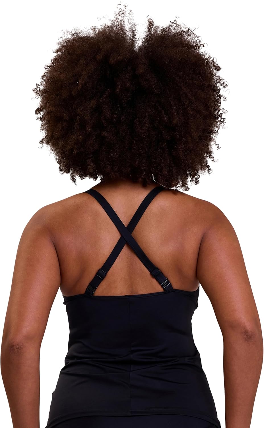 Sans Complexe Damen Speekaboo Shape Badeanzug, Tankini ohne Bügel 40-42 Schwarz, 40-42 Schwarz