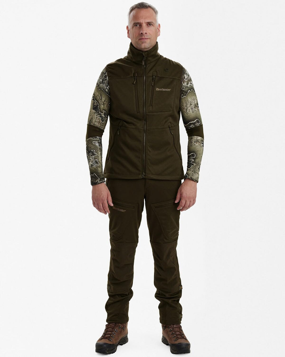 Deerhunter Excape Softshell Waistcoat Art Green S Grün, S Grün
