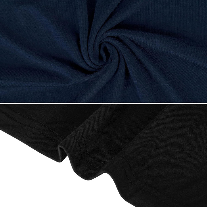 Chalier Cozy 2er Pack Pyjamahose Herren Kurz Modal Schlafanzughose Weich Verstellbare Taille, Beidse