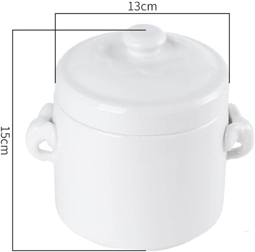1000ML Glasschale für Mikrowelle Glaspfanne für die Mikrowelle Nicht Geeignet für Kochfelder, Braun