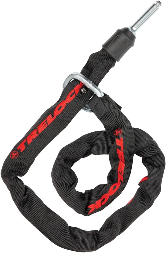 Trelock Unisex – Erwachsene 2232409653-Einsteckkette Einsteckkette, Schwarz, 100 cm