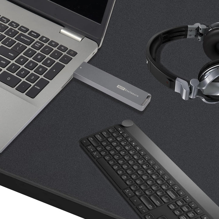 CERRXIAN M.2 B Key SATA SSD Gehäuse Adapter Aluminium Typ A USB 3.0 NGFF Externes Festplattengehäuse